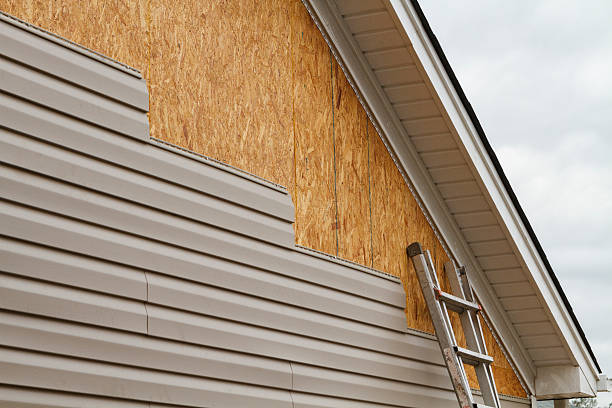 Professional Emergency Siding Repair technician working in Clinton, KY